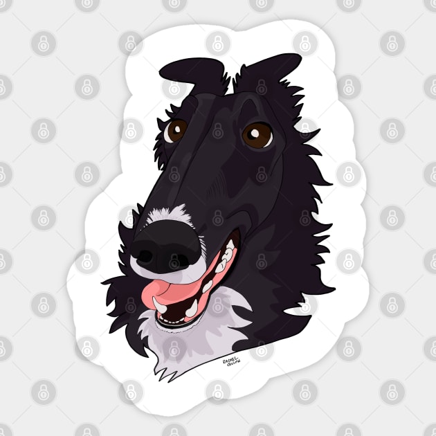 Borzoi Sticker by ApolloOfTheStars